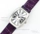 Swiss Copy Franck Muller Galet 904L Steel Case Purple Leather Strap 37.7 MM Automatic Women's Watch (9)_th.jpg